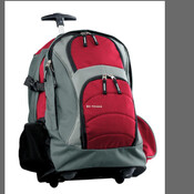 Body Coach Fitness Travel Back Pack - Port AuthorityÂ® - Wheeled Backpack. Navy/Dark Grey