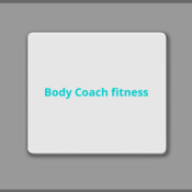 Body Coach Fitness Mouse Pad