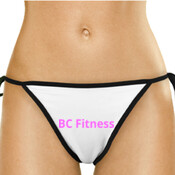 Body Coach Fitness Bikini Bottom - NT307S Sublimation Nylon Tricot Side-Tie Bikini Bottom