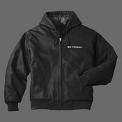 Body Coach Fitness Men's Outer Work Wear Jacket - Duck Cloth Hooded Work Jacket