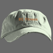 Body Coach Fitness Distressed Military Style Cap - Distressed Military Hat