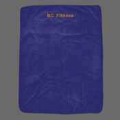 Body Coach Fitness Fleece Blanket with Carrying Strap - Value Fleece Blanket with Strap